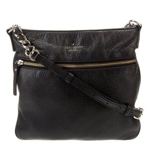 KATE SPADE NEW YORK Black Chain-linked Shoulder Bag